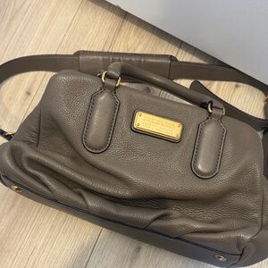 Marc by Marc Jacobs Taupe Leather Satchel